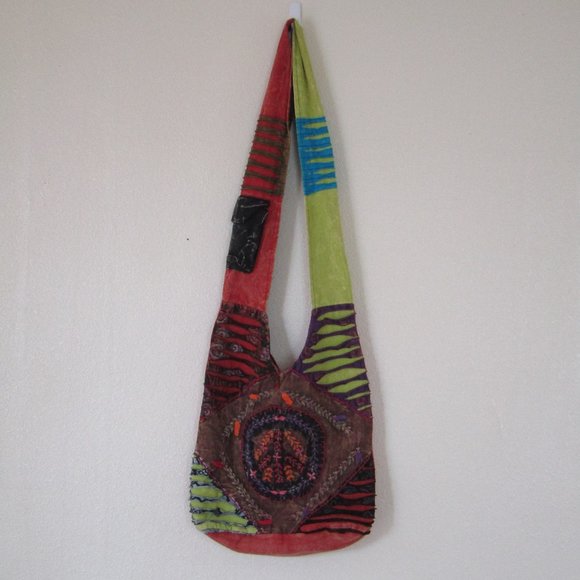 Colorful Patchwork Crossbody Bag - Picture 1 of 10